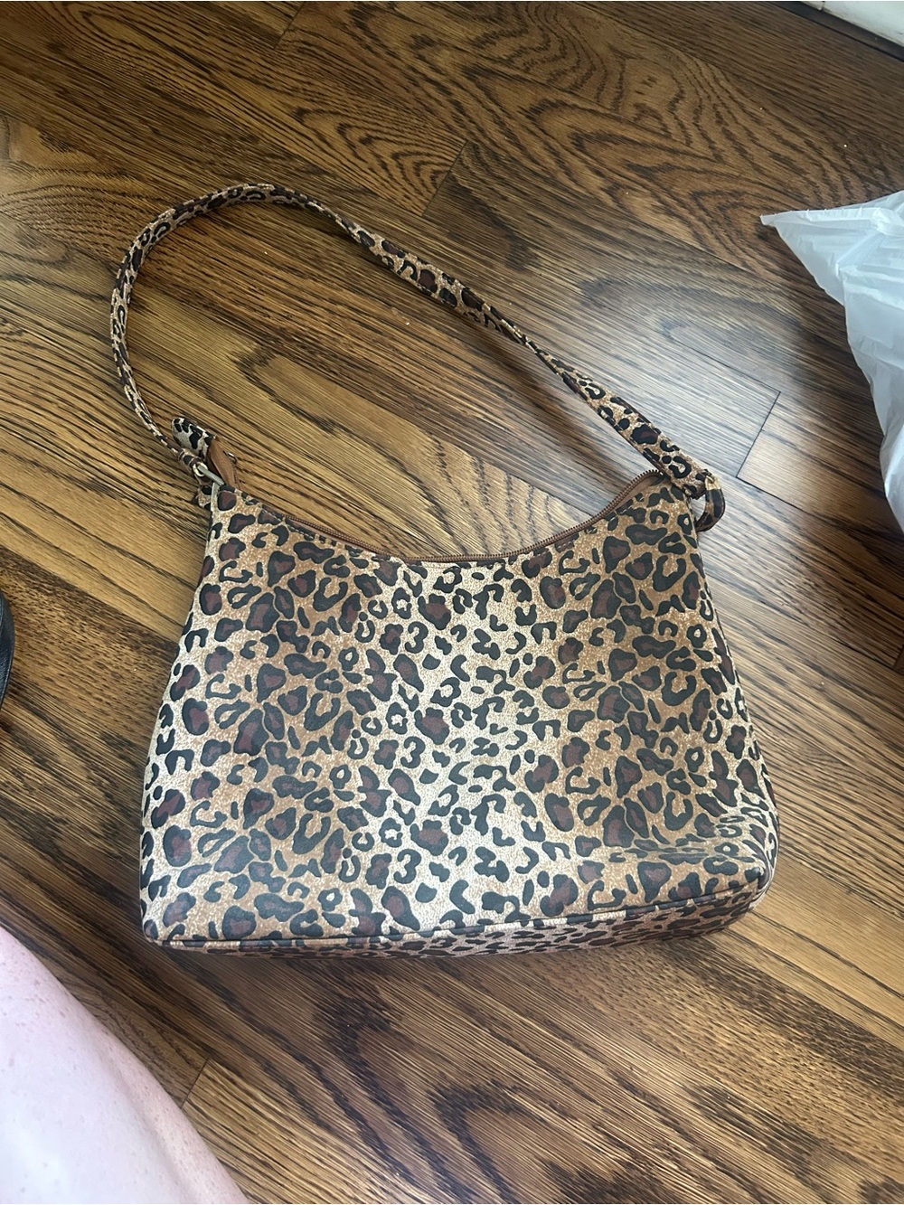 Leopard Print Shoulder Bag - Women